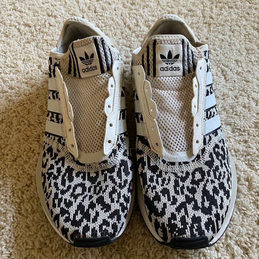 Adidas Swift Run Leopard Print Sneakers